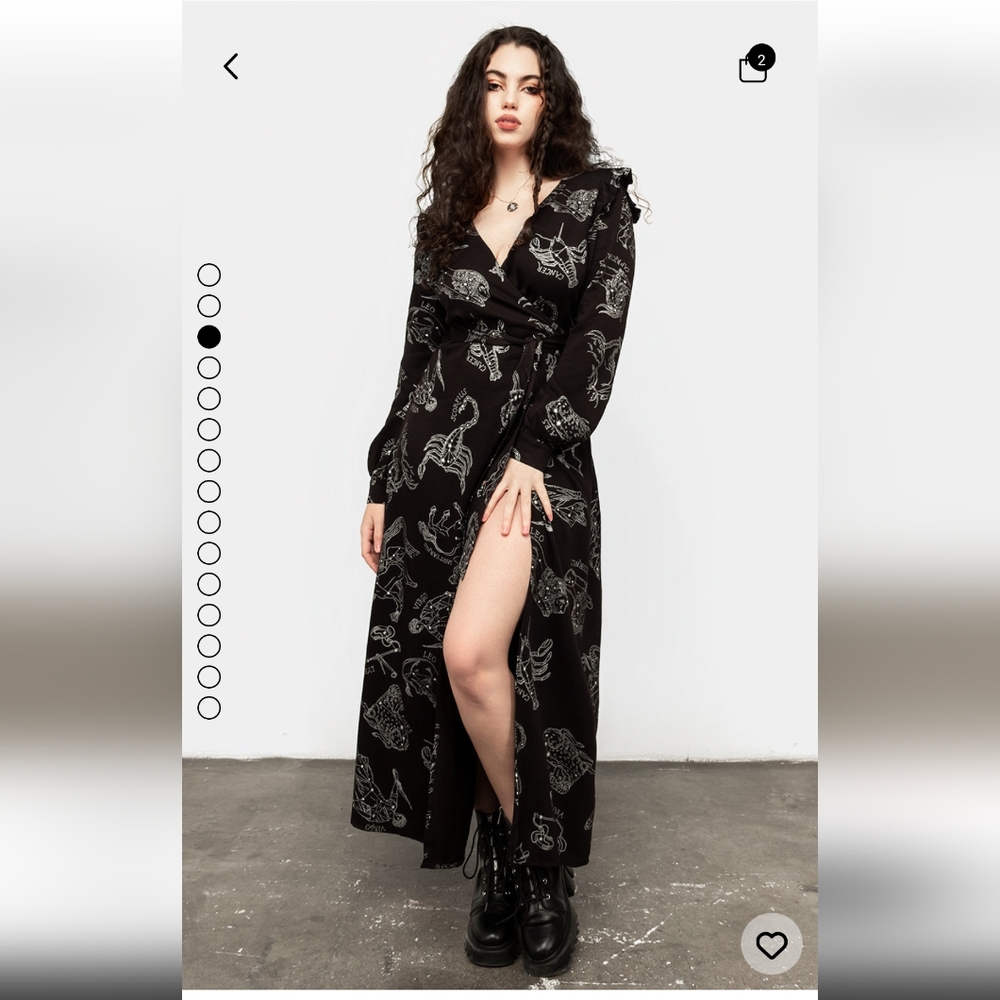 Disturbia Zodiac Wrap Dress